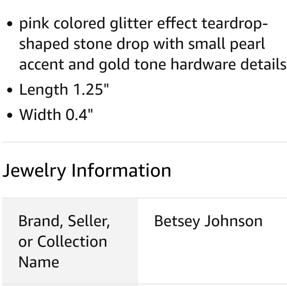 Betsy Johnson Earrings - Picture 5 of 5